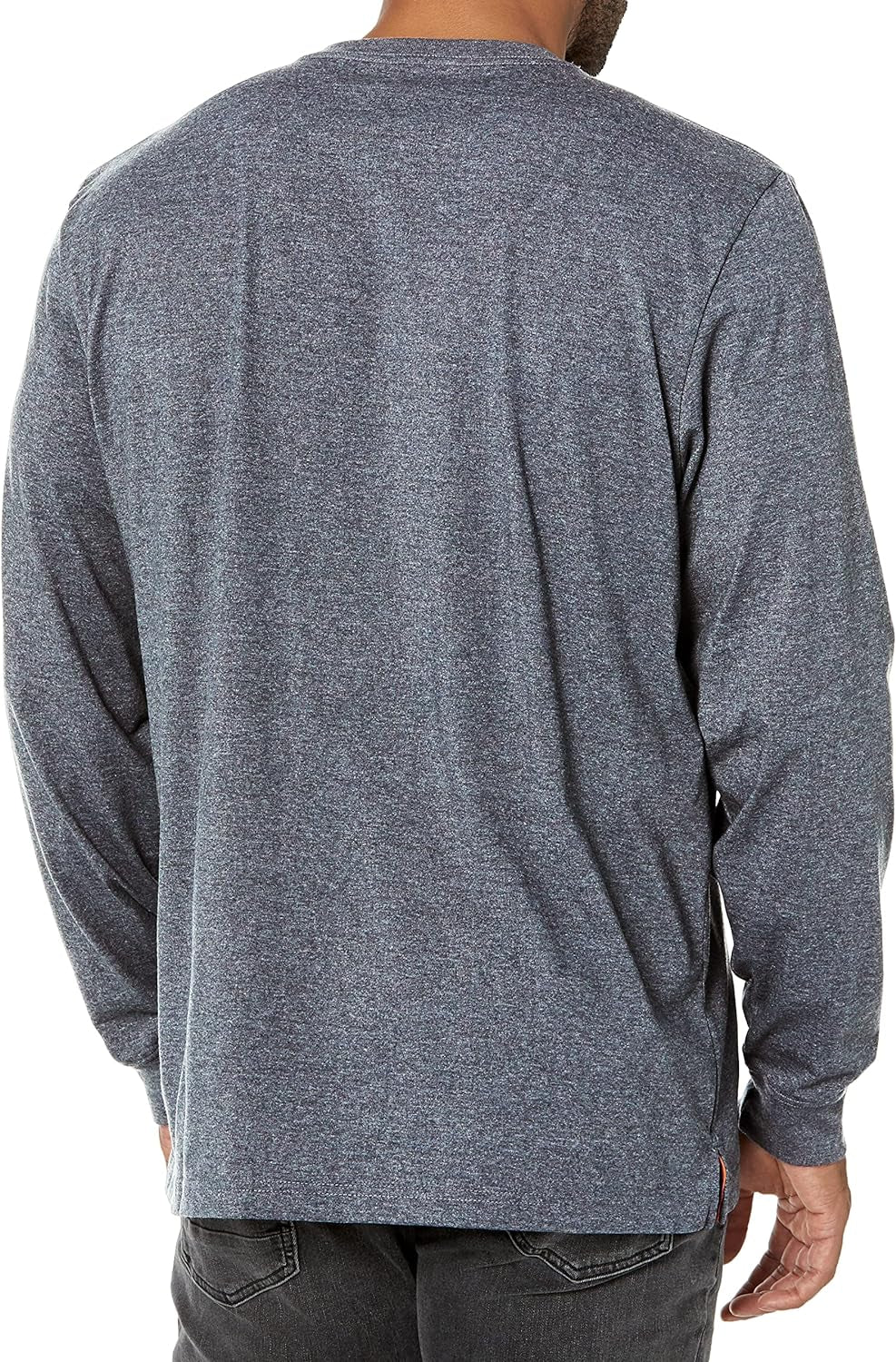 Mens Base Plate Long Sleeve T-Shirt with Sleeve Logo Big & Tall